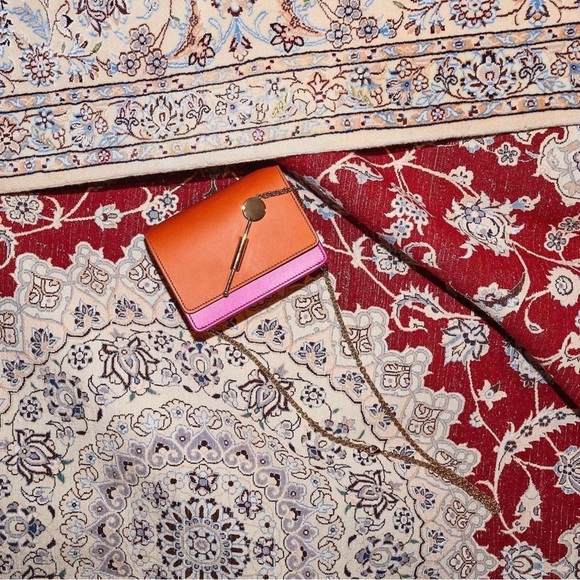 Sophie Hulme Orange and Pink Micro Cocktail Stirrer Bag Limited Edition - Picture 6 of 7